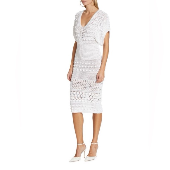 Frederick Anderson The Garden Party Crochet Maxi Dress